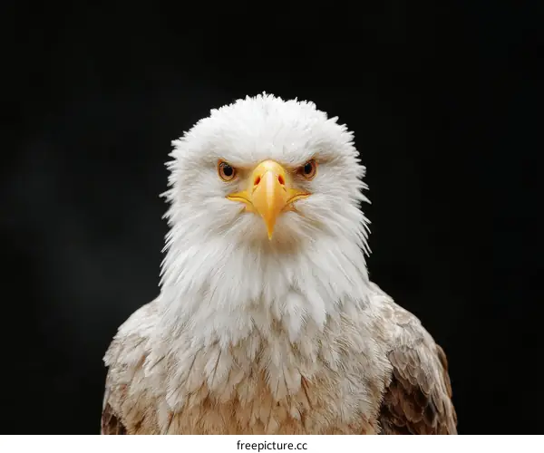Close-up Portrait of an American Bald Eagle
