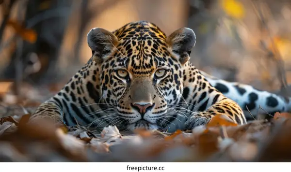 Close-up of a Jaguar in the Wild