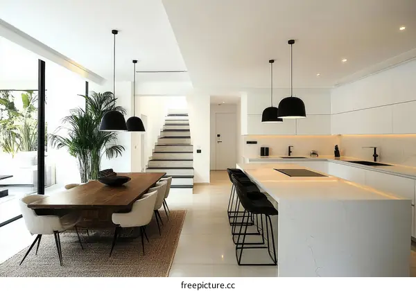 Modern Luxury Kitchen Dining Room Interior Design