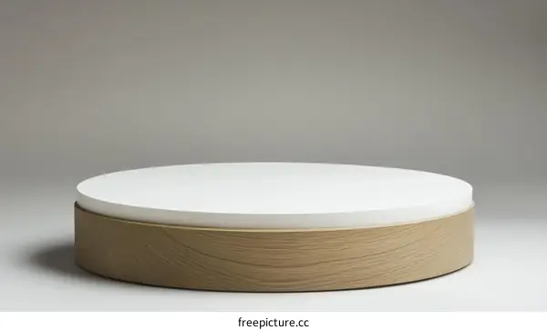 Wooden Round Display Platform