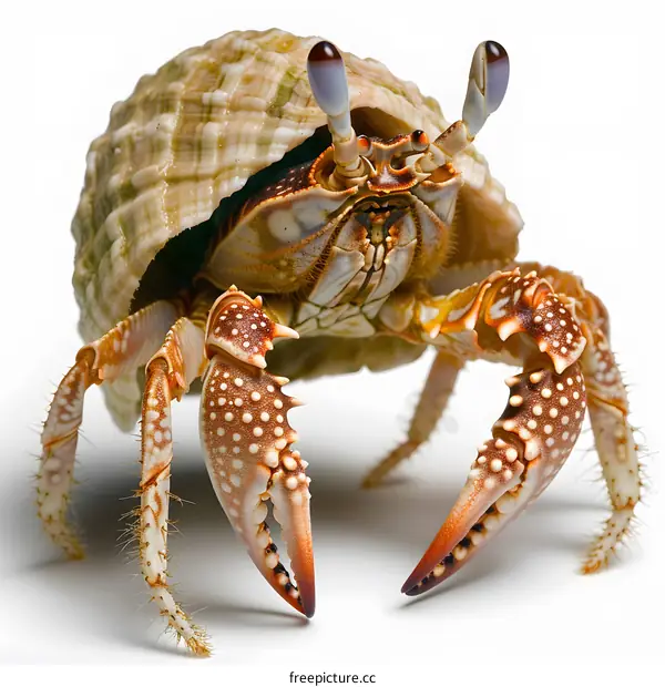 A cute hermit crab
