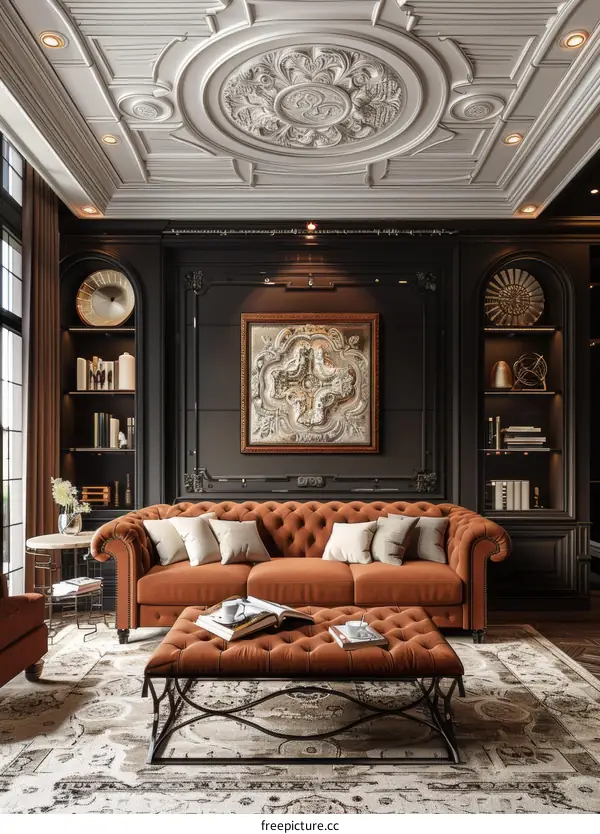 Elegant European Style Living Room