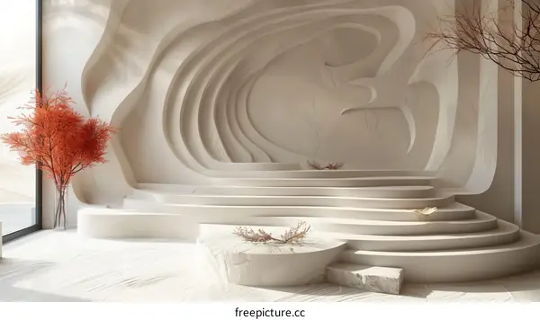 Abstract Modern Interior Design Concept