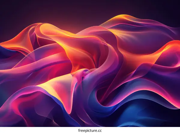 Colorful Wavy Abstract Background