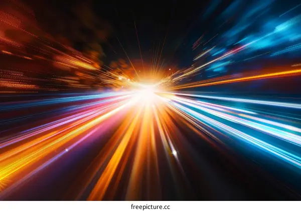 Speeding Through a City at Night