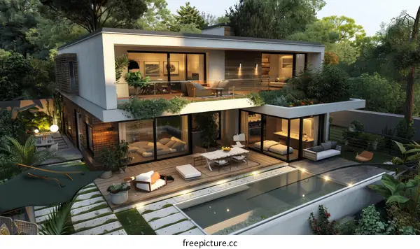 Modern Luxury Villa with Swimming Pool