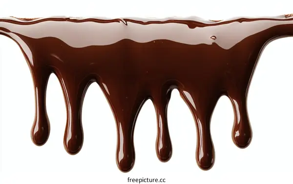 Melted Chocolate Dripping Down