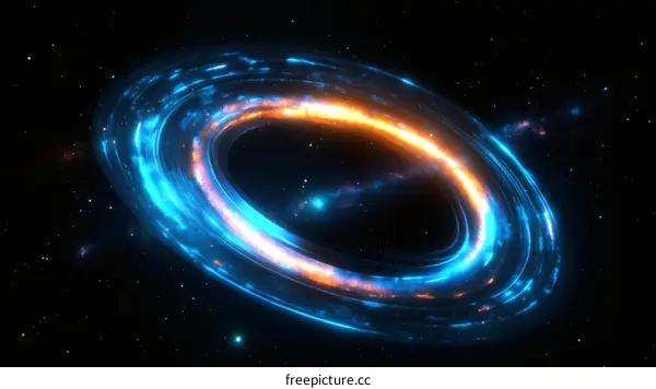 Abstract Cosmic Ring Nebula