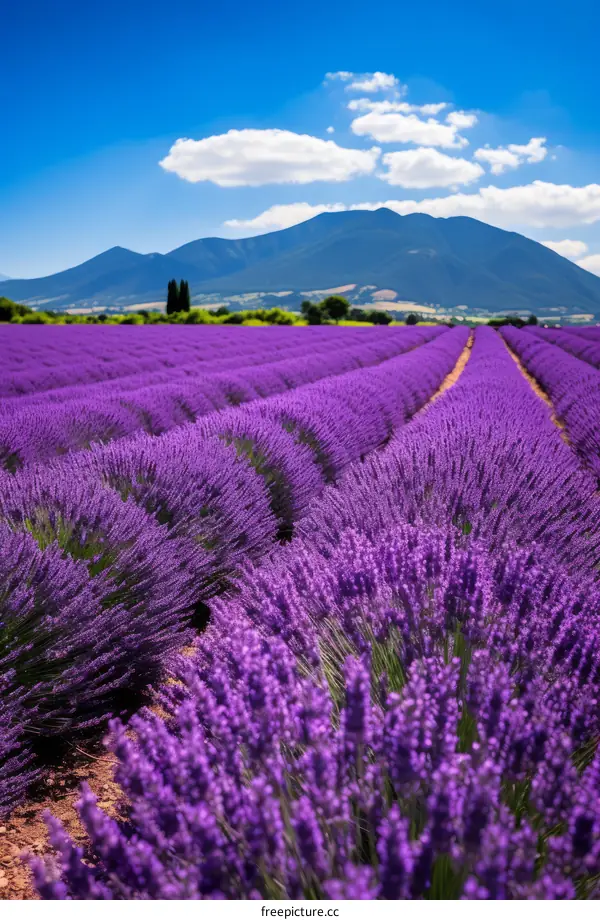 scenic view of lavender fields in provence france