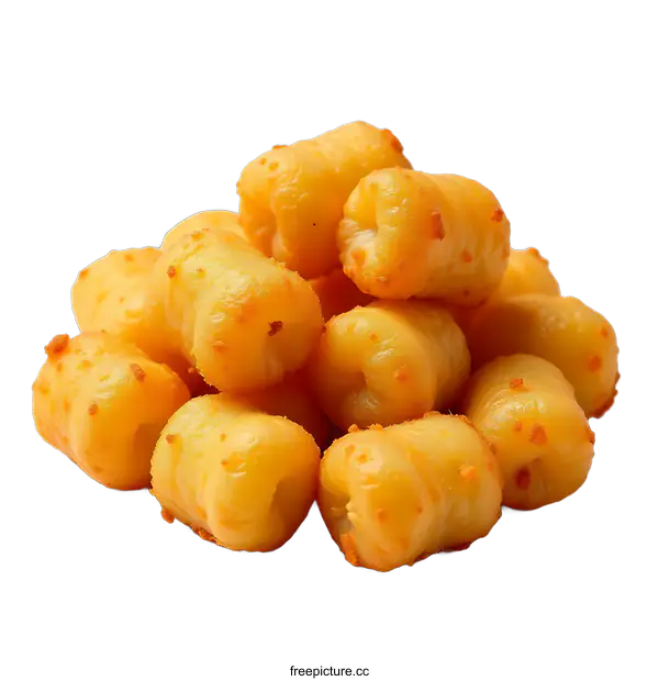 [Transparent Background PNG]Crispy Golden Fried Potato Bites