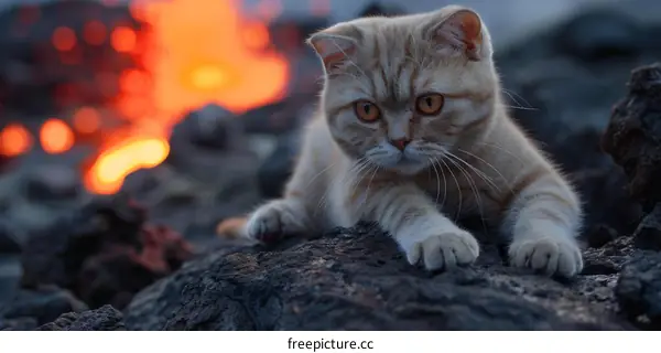 Cat on a hot tin roof