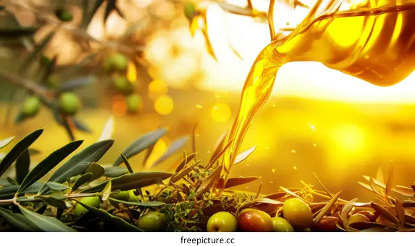 Olive oil is a healthy oil that is good for the heart