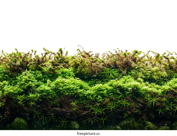 Green Moss Texture Background