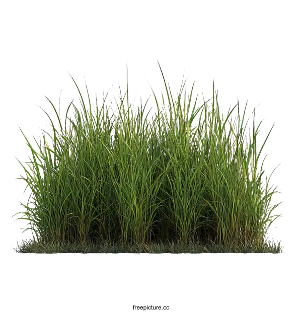 [Transparent Background PNG]Realistic Green Grass Illustration