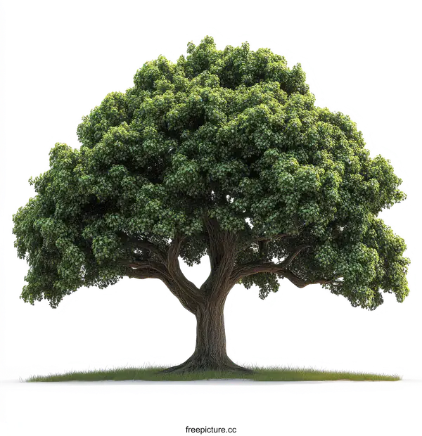 [Transparent Background PNG]Majestic Tree Illustration on White Background