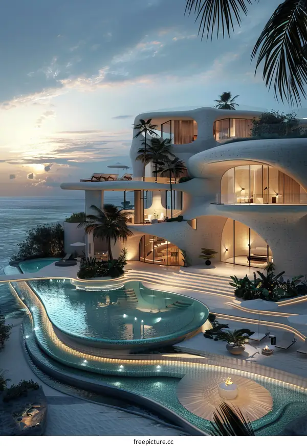 Luxury Seaside Villa with Infinity Pool