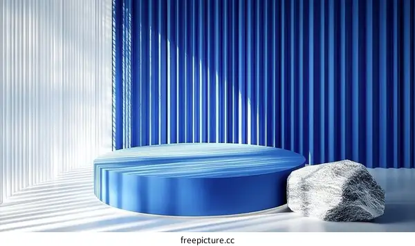 Modern Minimalist Blue Product Showcase