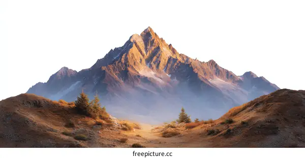 Majestic Mountain Landscape at Sunrise