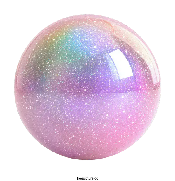 [Transparent Background PNG]Sparkling Round Ball Decor Illustration