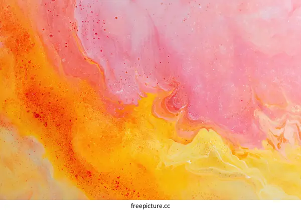 Abstract Colorful Liquid Art Background