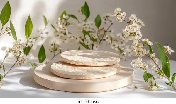 Spring Blossom Display Stand Decor