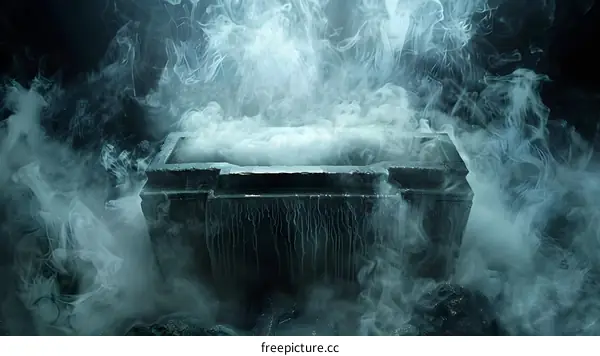 Dark Chest With Smoke Effect