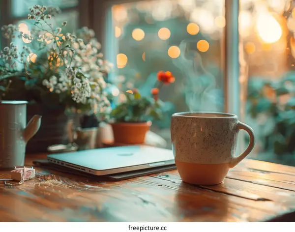 Ceramic Teacup by the Window