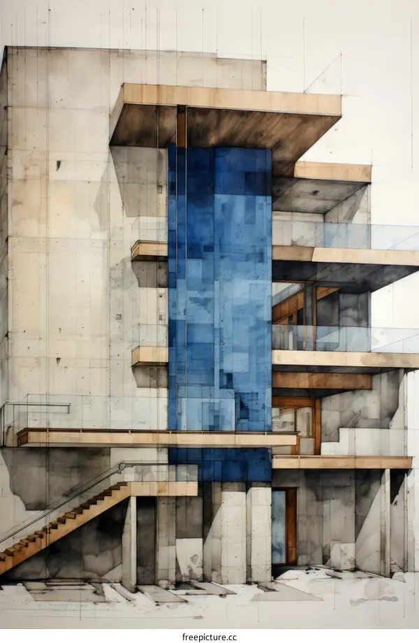 Modern Residential Architecture with Glass Facade