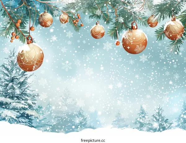 Christmas Tree Decorations in Red, Gold, Green, White, and Silver