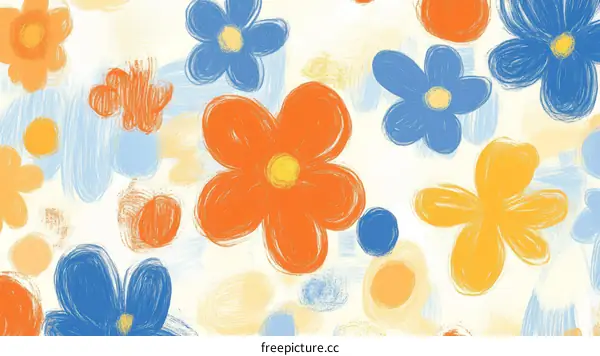 Abstract Floral Pattern Design