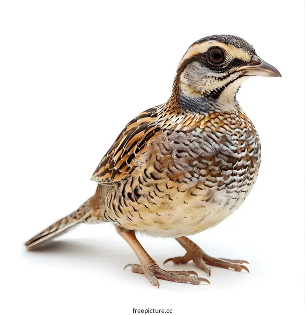 Bird on a White Background