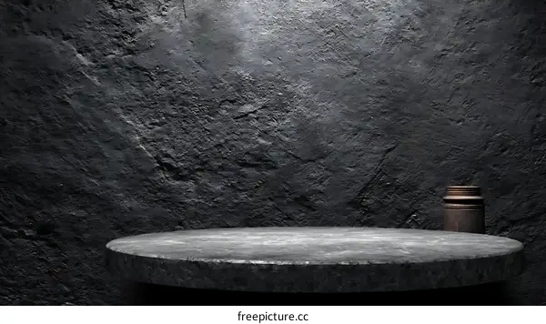 Dark Stone Product Display Background