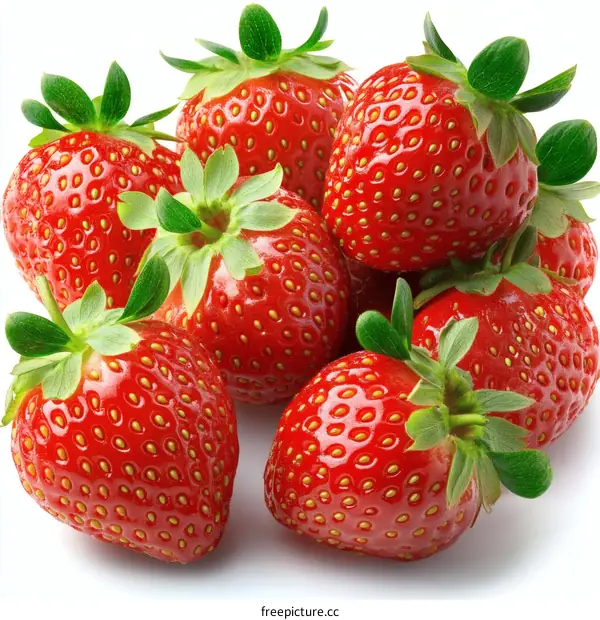 Close up of Fresh Strawberries