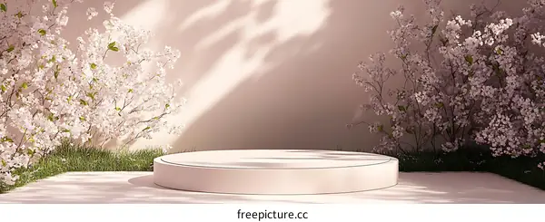 Spring Cherry Blossoms Display Stand