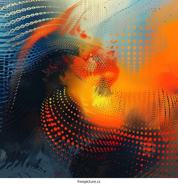 Abstract Colorful Digital Art