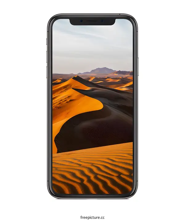 Desert Landscape Wallpaper on Mobile Phone