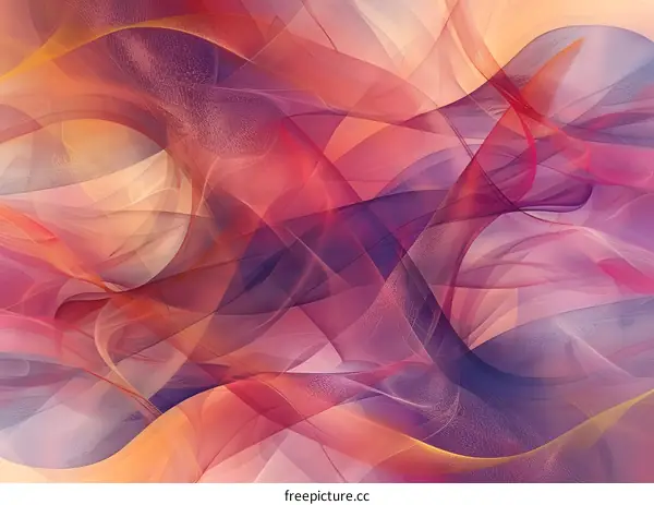 Abstract Wavy Colorful Background