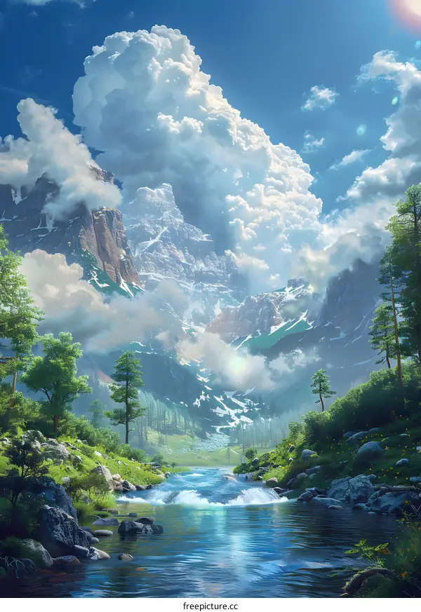 Fairytale valley river