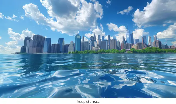 New York City Skyline from the Water