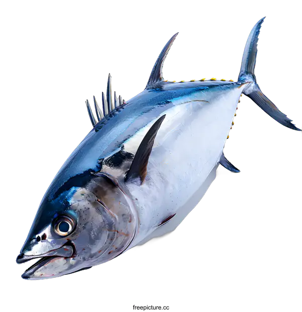 [Transparent Background PNG]Bluefin Tuna Isolated on White Background
