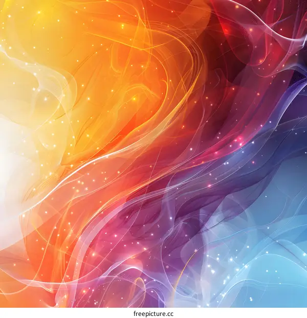 Colorful abstract light暈