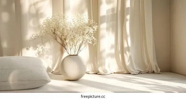 Dried Flowers by the Window