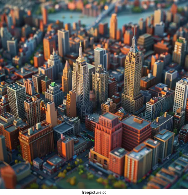 New York City in miniature