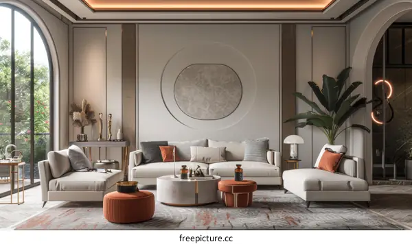 Cozy and Modern Scandinavian Living Room