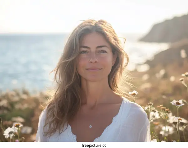 Woman outdoors in a natural setting