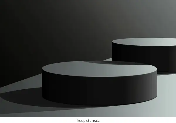 Modern Minimalist Product Display with Dark Background