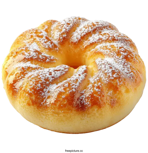[Transparent Background PNG]Close Up of a Delicious Sweet Pastry