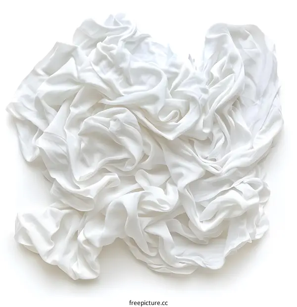 White Fabric Texture Background