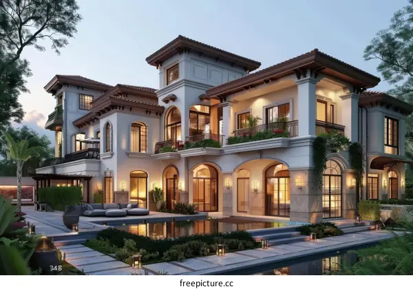Elegant Architectural Villa Design Exterior