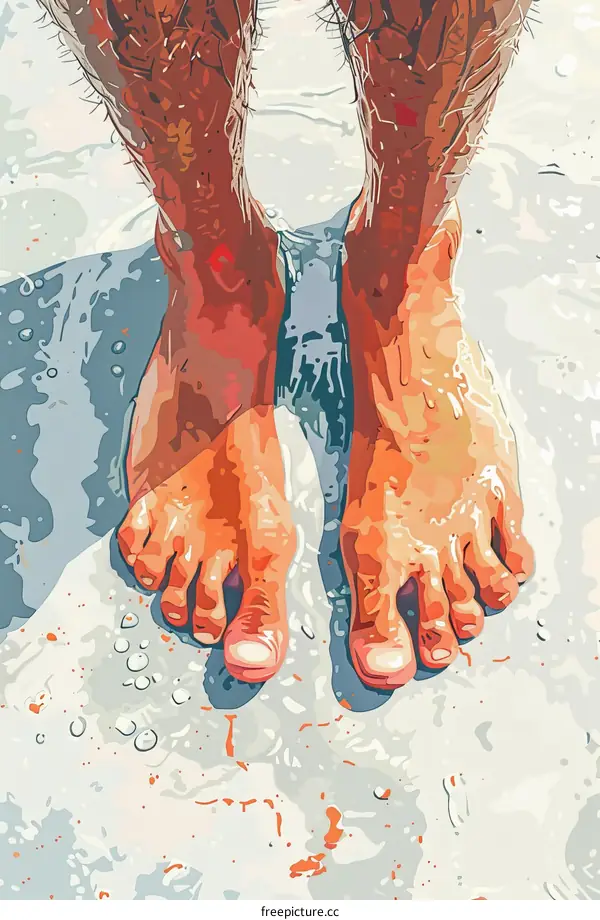 Barefoot in Water